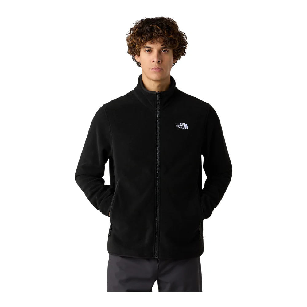 Glacier Fleece Jacket Black - Image 3