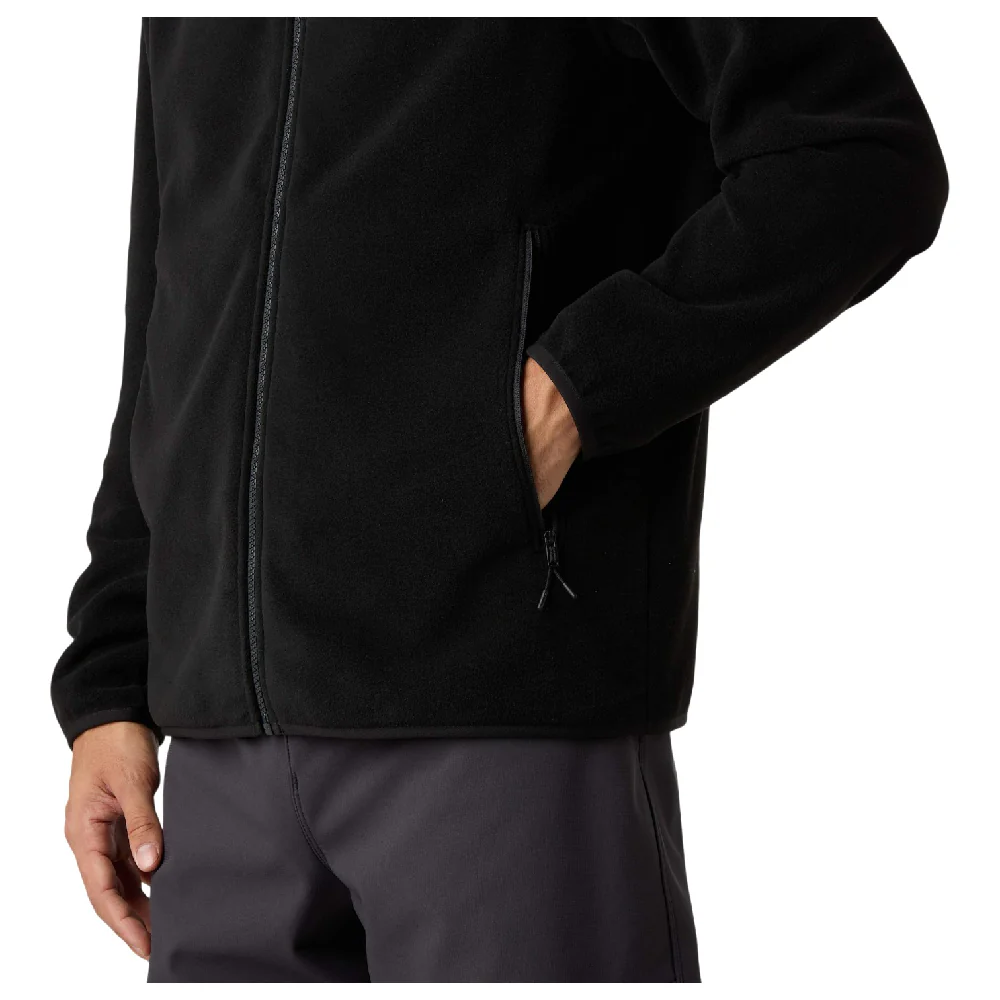 Glacier Fleece Jacket Black - Image 5