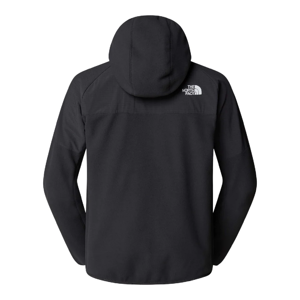 Glacier Heavyweight Full Zip Hoodie Black - Image 2