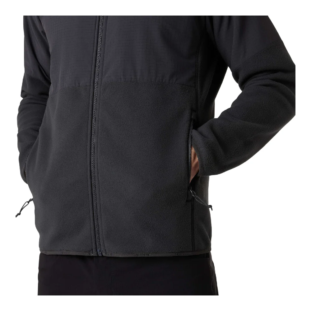 Glacier Heavyweight Full Zip Hoodie Black - Image 5