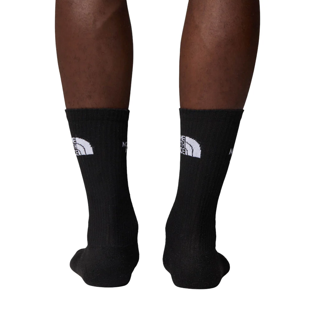 Multi Sport Cush Crew Sock 3 Pairs Black - Image 3