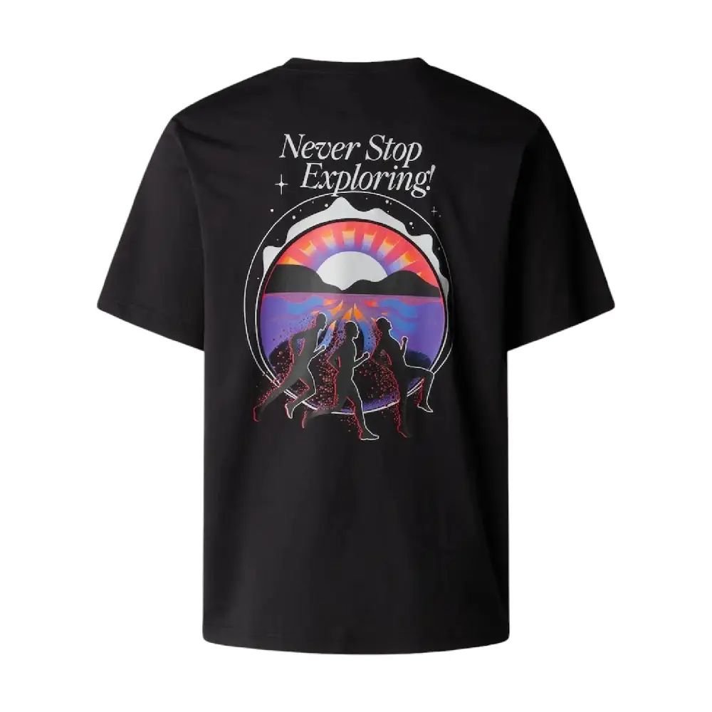 Never Stop Relaxed T-Shirt Black - Image 2