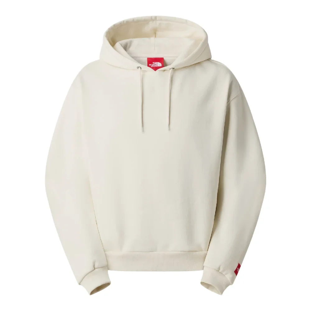 Red Box Hoodie White Dune