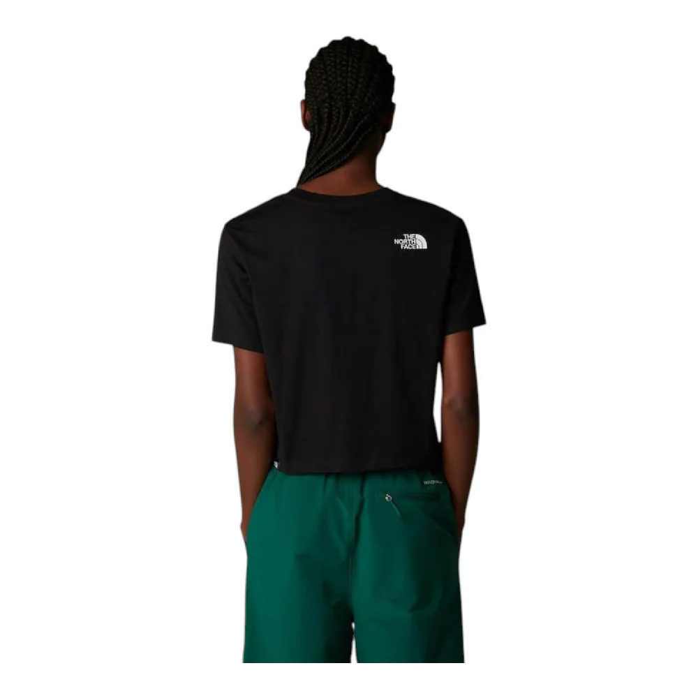 S/S Cropped Easy T-Shirt Black - Image 3