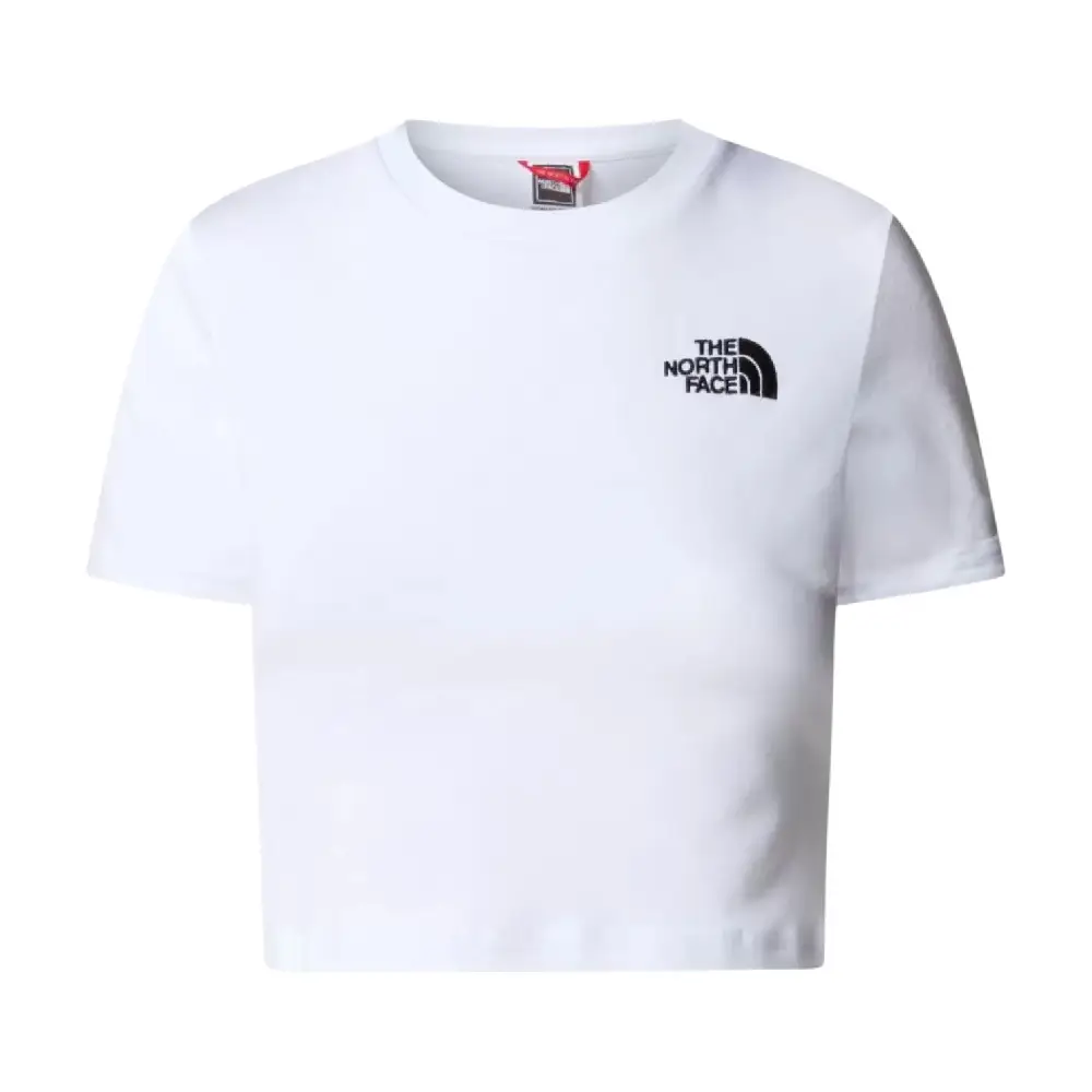 S/S Essential Cropped Slim T-Shirt White
