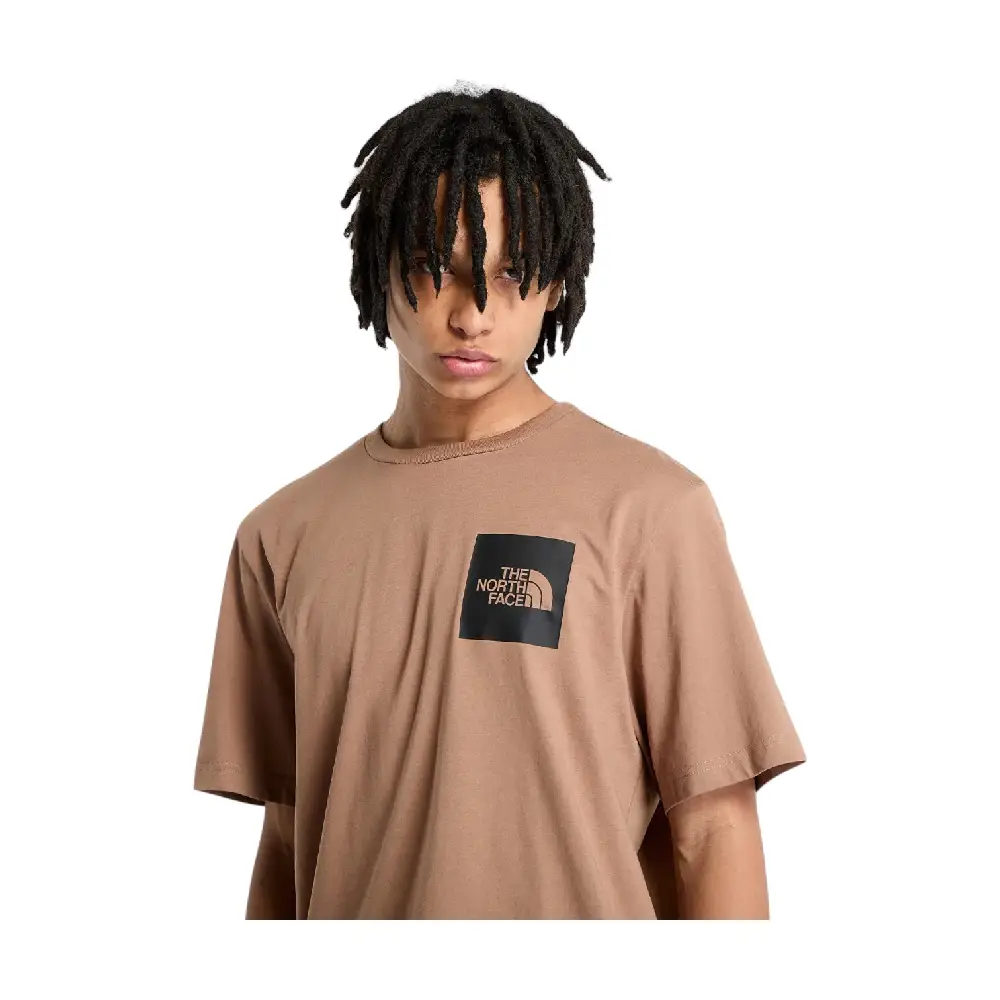 S/S Fine T-Shirt Brown - Image 3