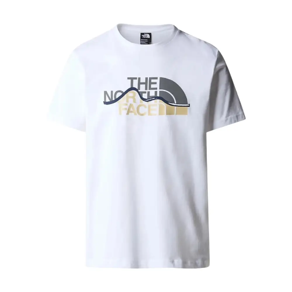 S/S Mountain Line T-Shirt White