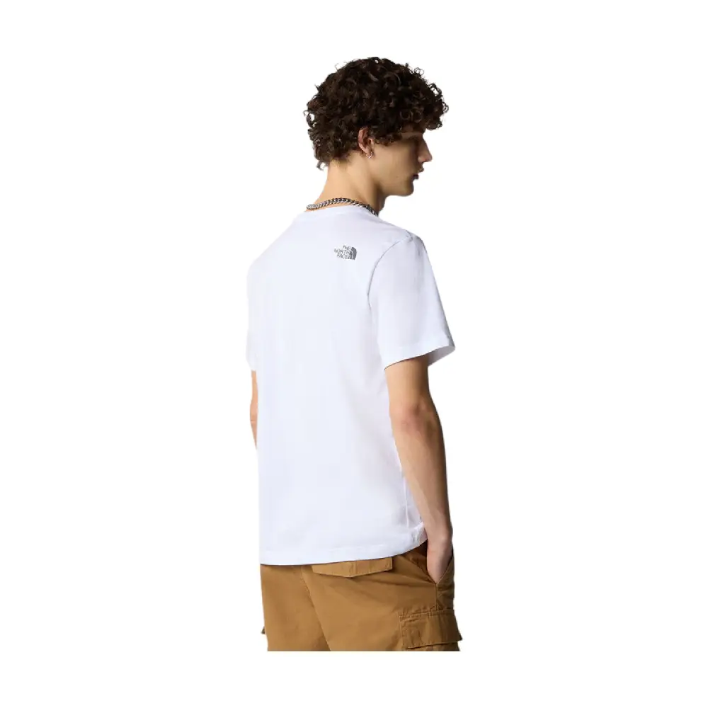 S/S Mountain Line T-Shirt White - Image 3