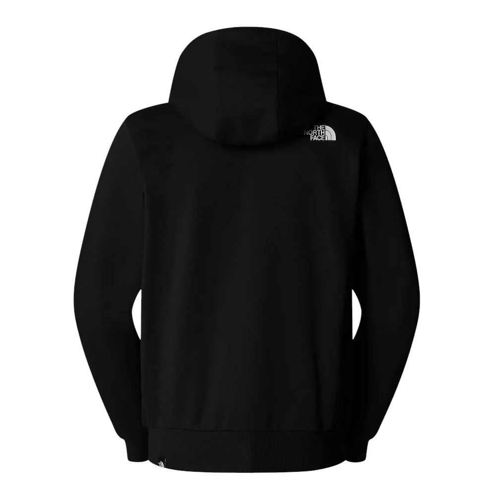 Simple Dome Full Zip Hoodie Black - Image 2