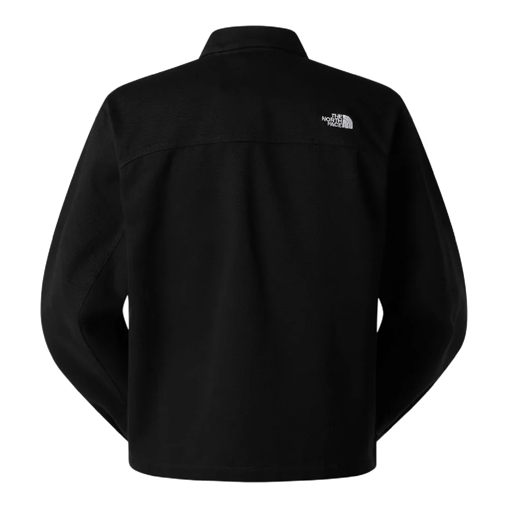 Twill Collared Jacket Black - Image 2