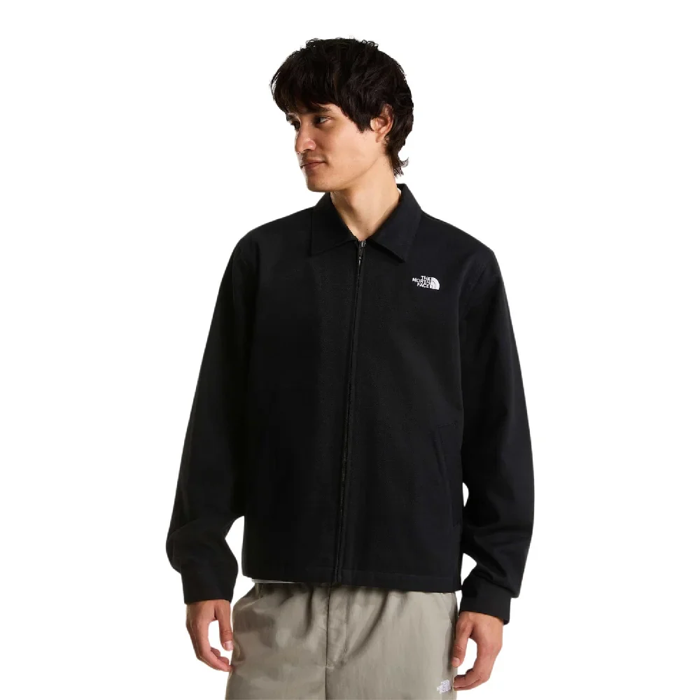 Twill Collared Jacket Black - Image 3