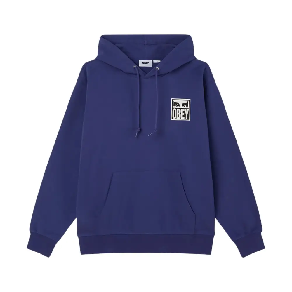 Eyes Icon 2 Fleece Hoodie Blue