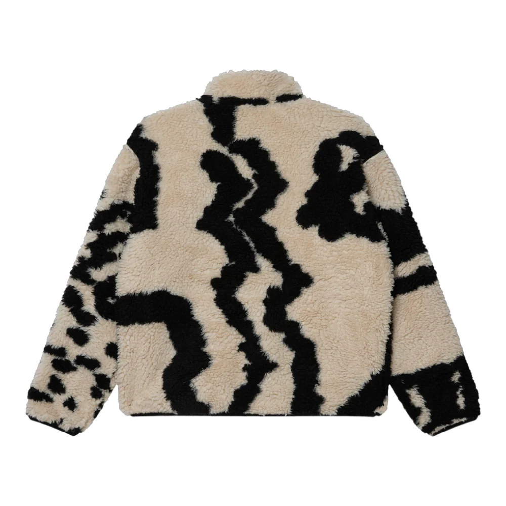 Shaggy Sherpa Jacket Multi - Image 2