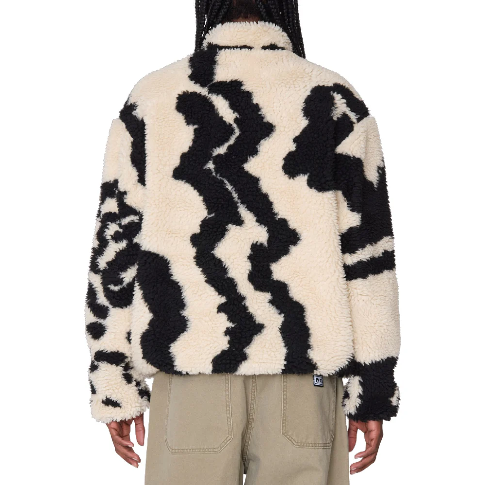 Shaggy Sherpa Jacket Multi - Image 4