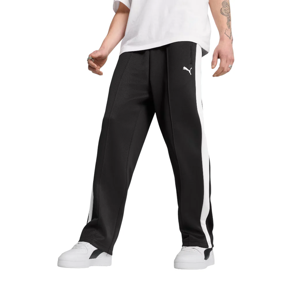 ALWAYS ON Relaxed Straight Track Pants Black - Image 3