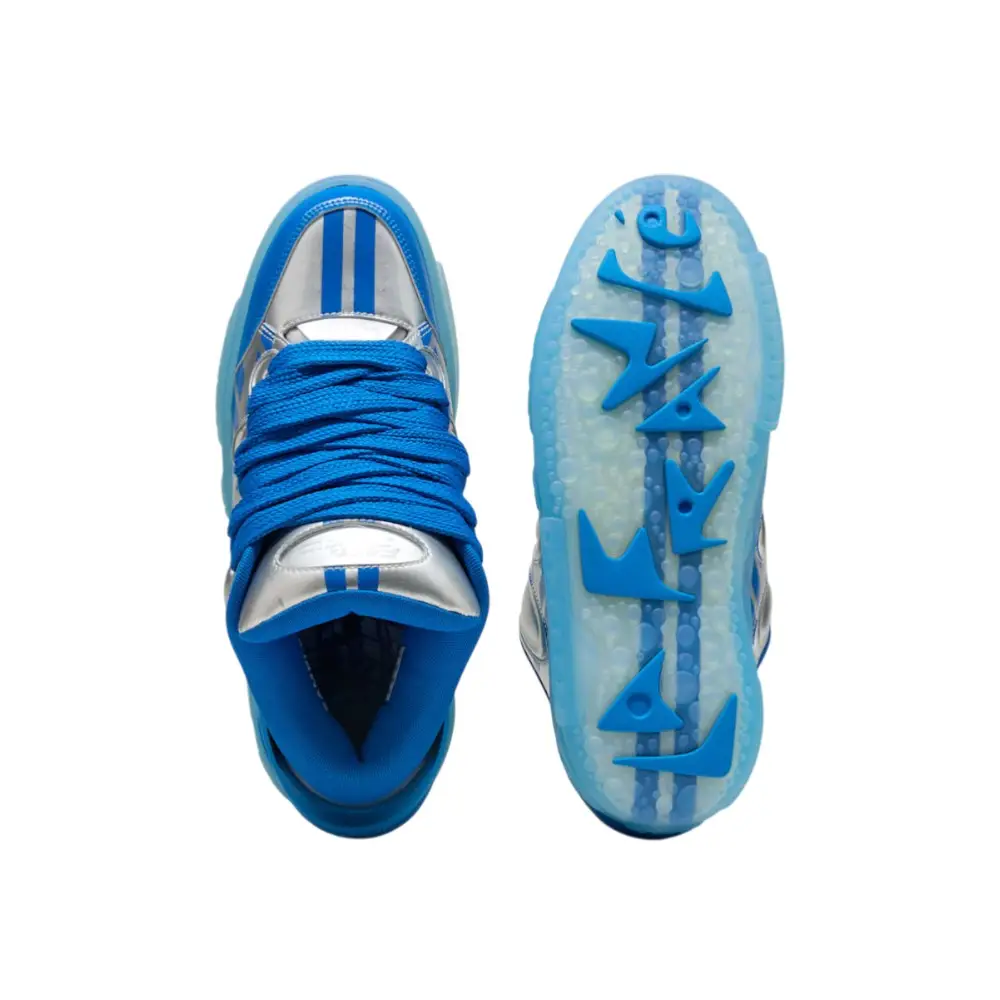 PUMA x FAST & FURIOUS LaFrancé Miami Blue Silver Sneakers - Image 4