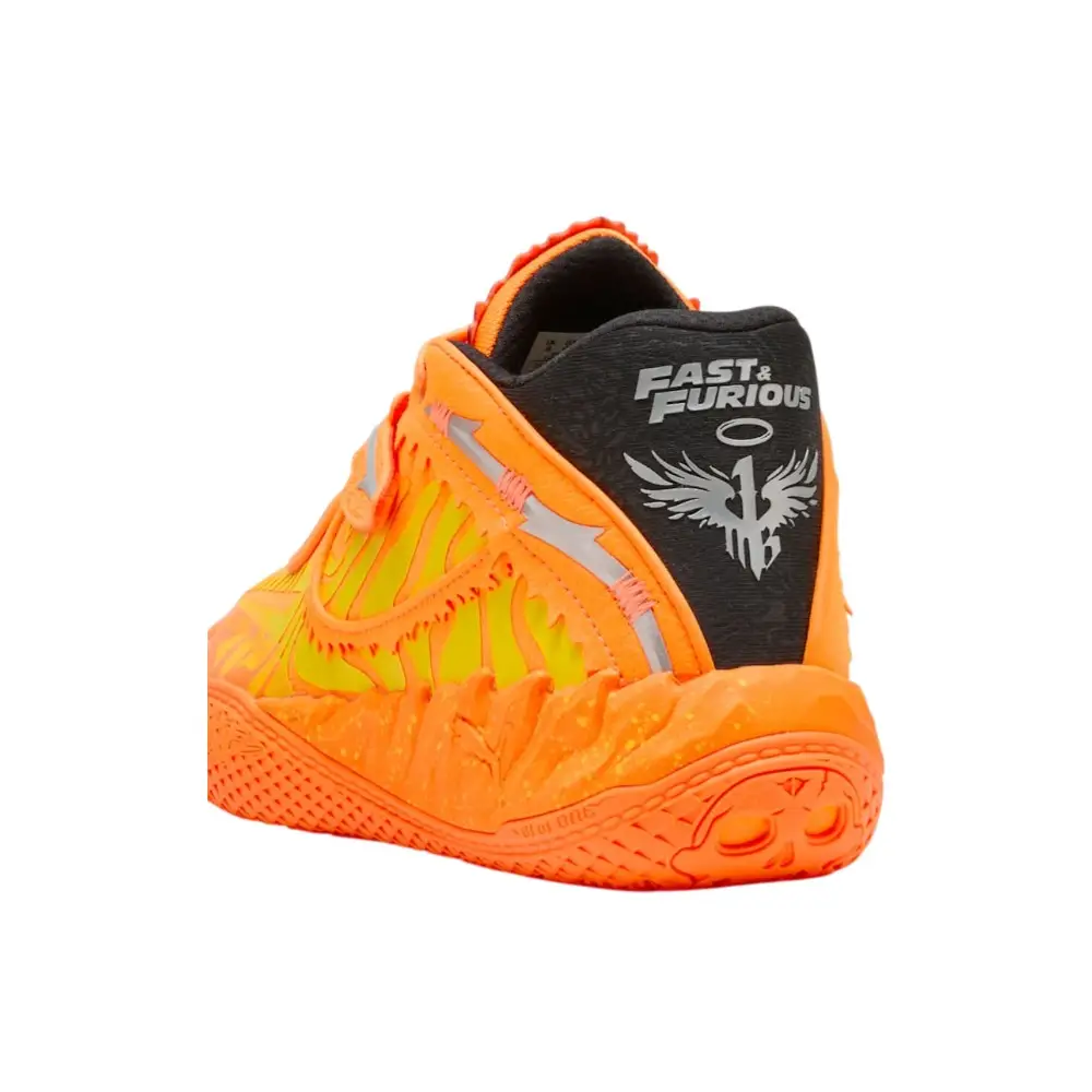 PUMA x FAST & FURIOUS MB.05 LA Basketball Orange Sneakers - Image 5