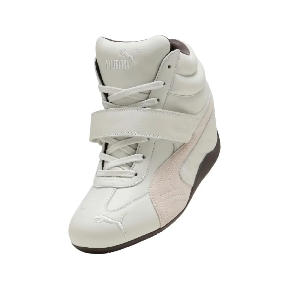 Speedcat Wedge White Brown Sneakers - Image 5