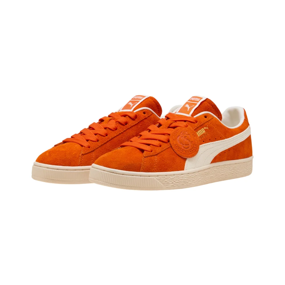 Suede Charles F. Stead IV Orange Sneakers - Image 2