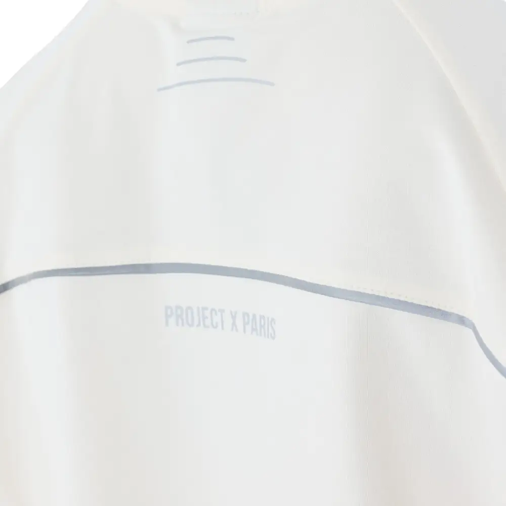 Oversized T-shirt with reflective details White - Image 4