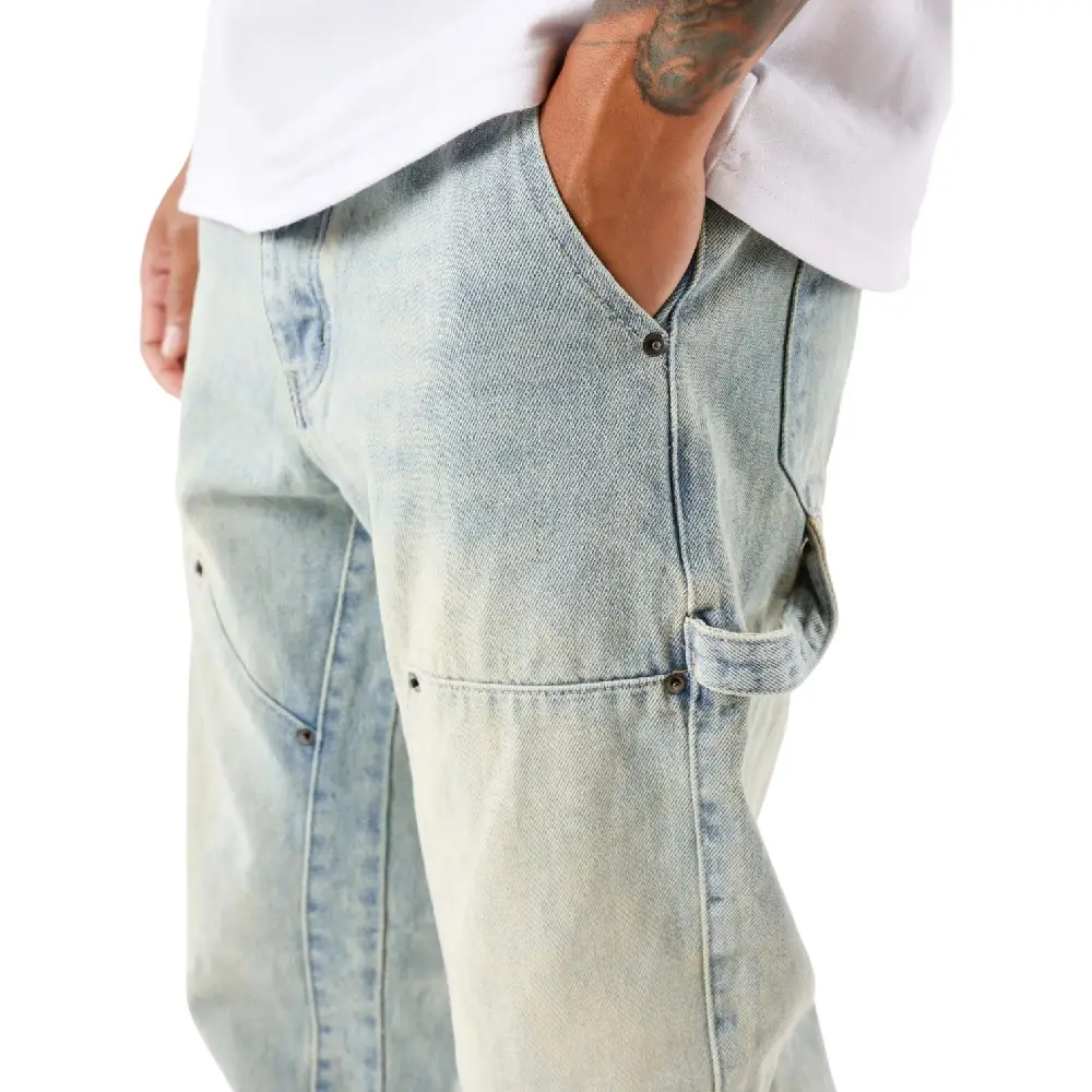 Wide-Leg Carpenter Jeans Blue - Image 3