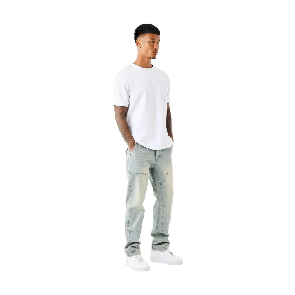 Wide-Leg Carpenter Jeans Blue - Image 4