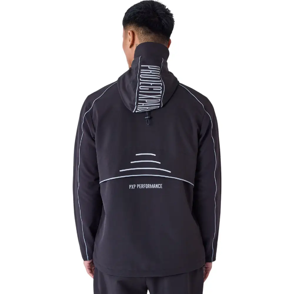 Windbreaker Jacket with reflective details Black - Image 2