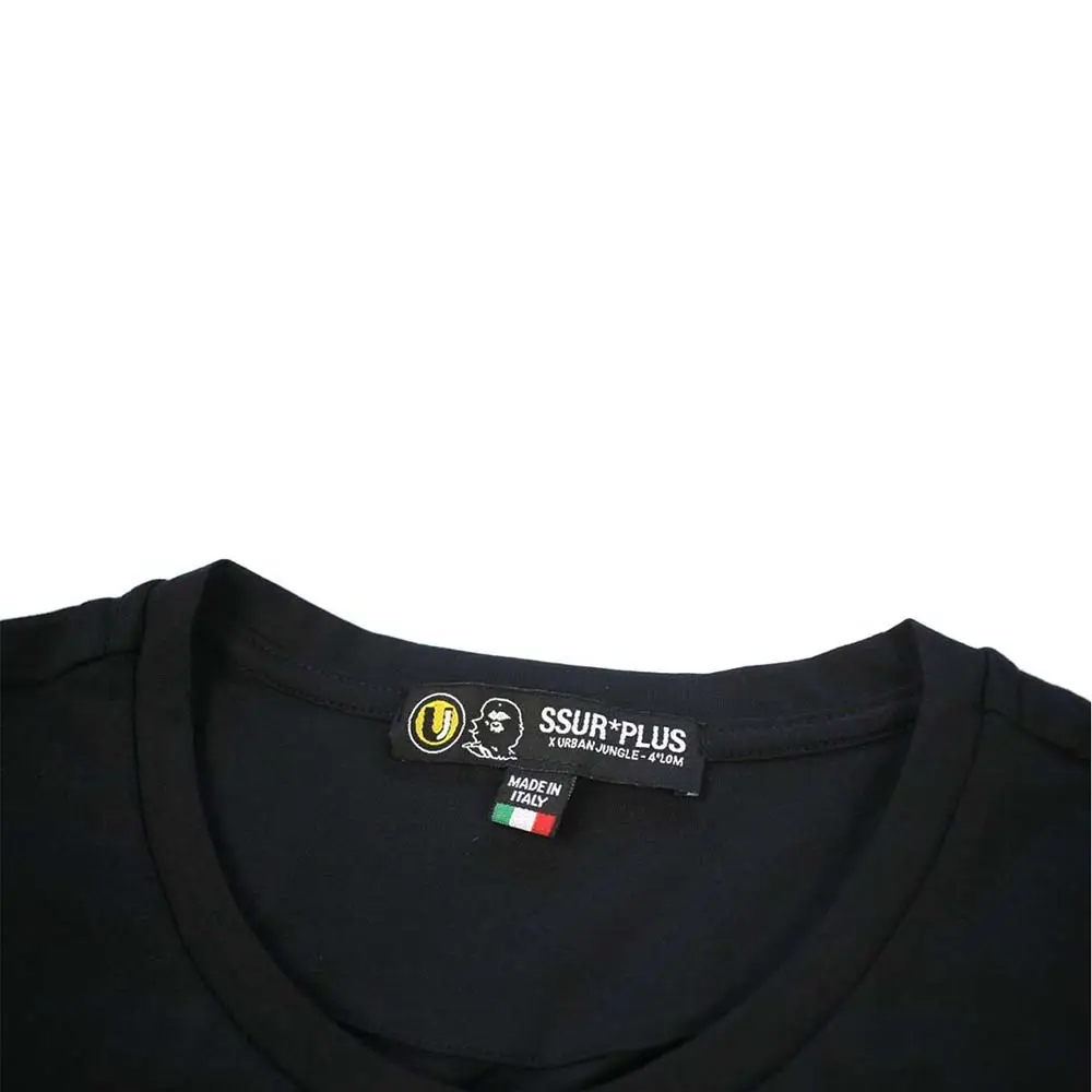 SSUR x UJ T-Shirt Black - Image 4