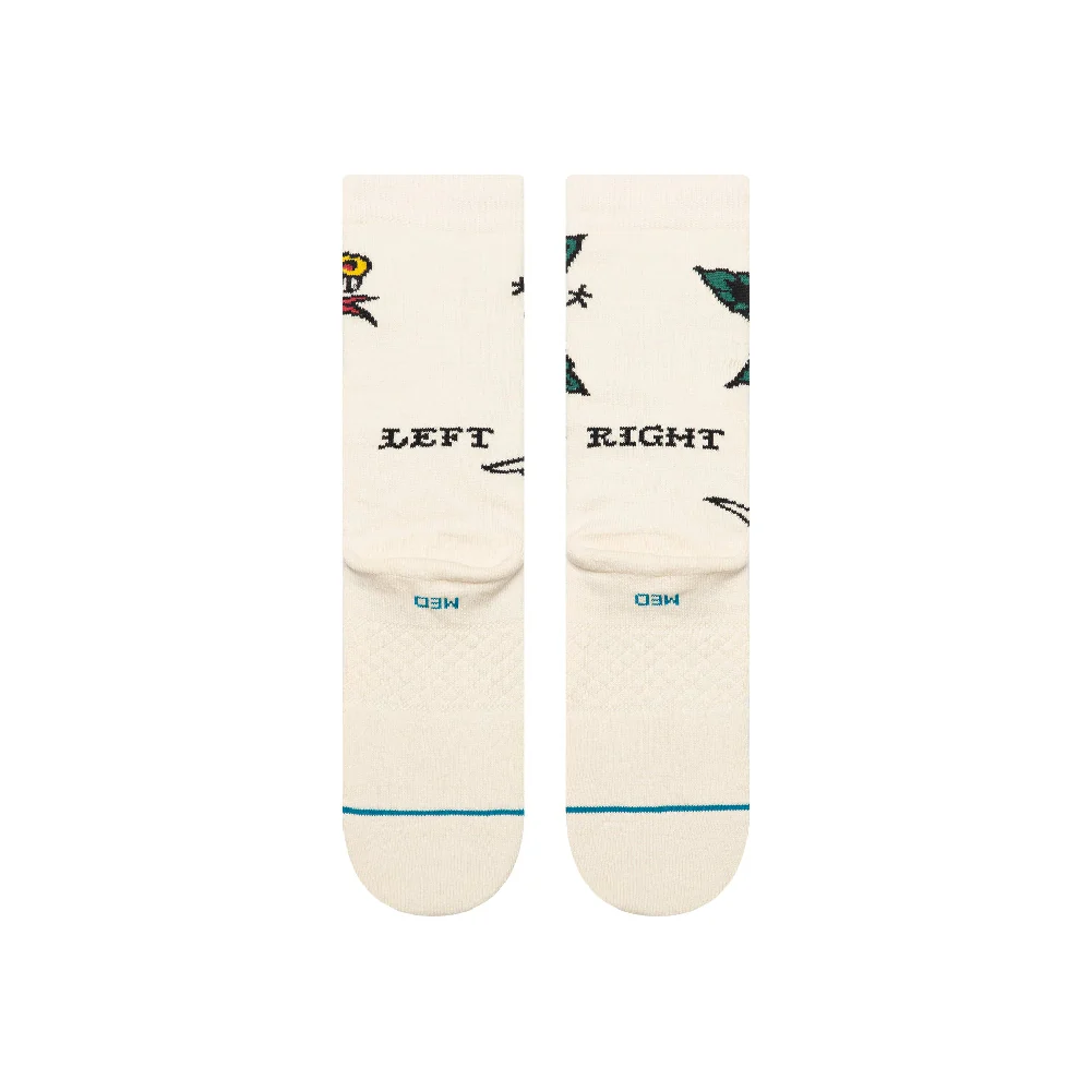 Flash Crew Socks Beige - Image 3