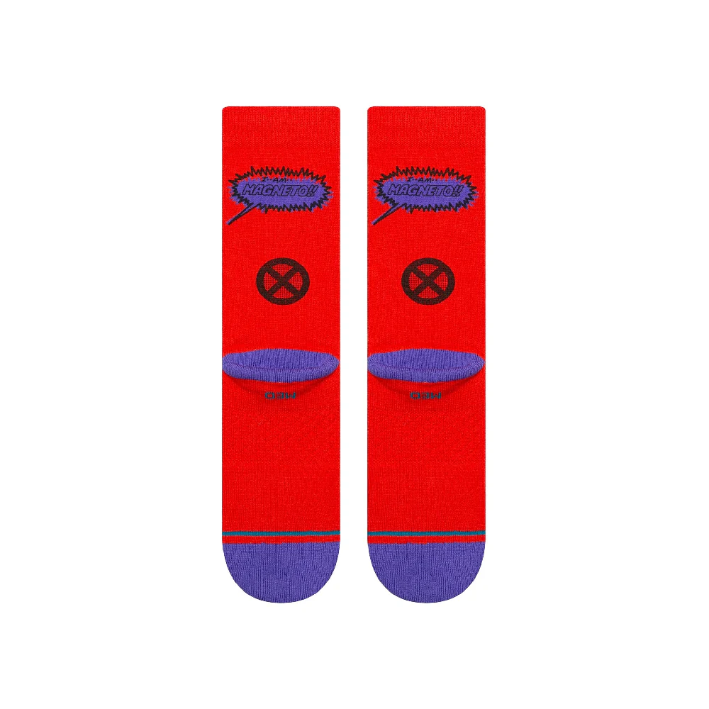 Magneto Crew Socks Red - Image 3