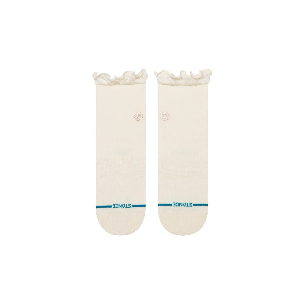 Ruffle Icon Quarter Socks White - Image 2