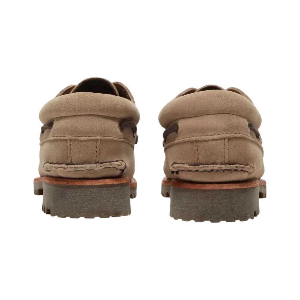 Authentic 3 Eye Lug Shoes Beige - Image 4