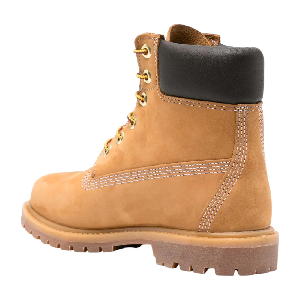 Premium 6 Inch Lace Up Waterproof Boots Beige - Image 3