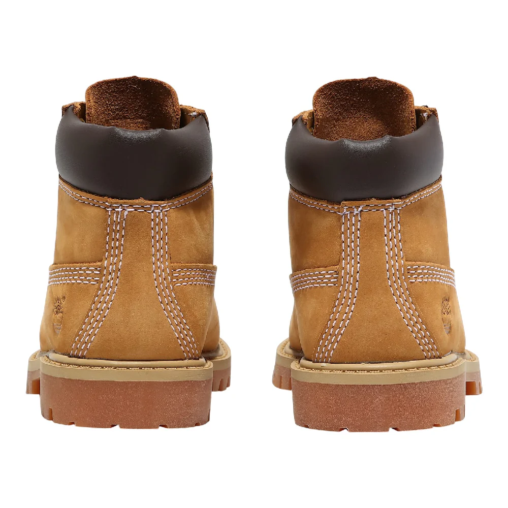 Premium 6 Inch Lace Waterproof Boots Beige - Image 4